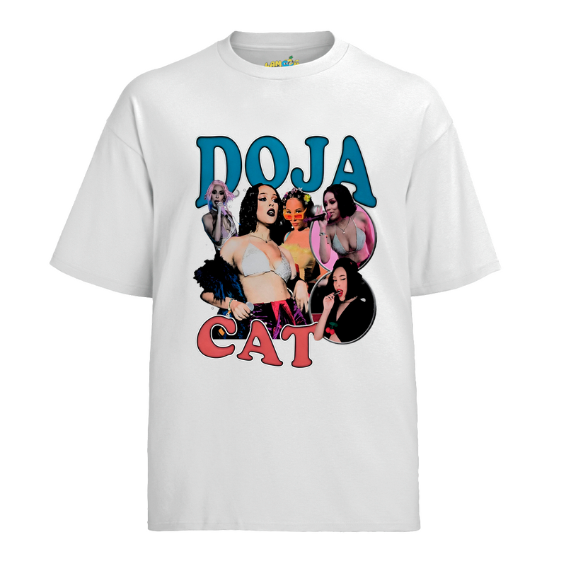 Camiseta Algodão Doja Cat Graphic Vintage