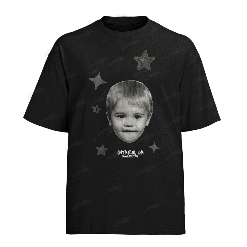 Camiseta Algodão Justin Bieber Ontario Stars
