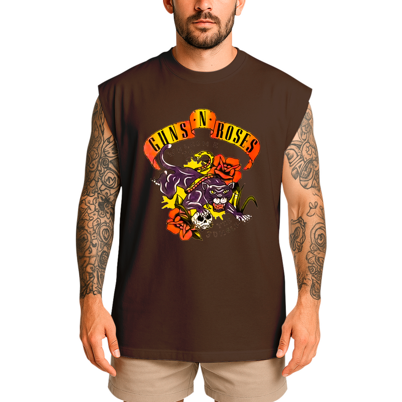Regata Oversized Roses Banda Welcome To The Jungle