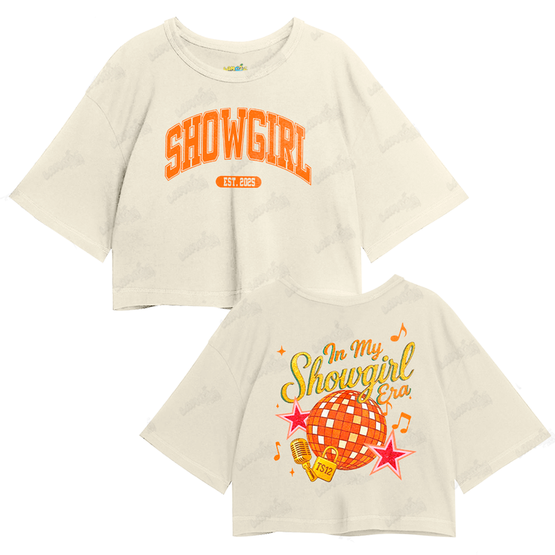 Cropped Oversized Algodão Taylor Swift My Showgirl Era FC