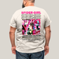 Camisa Algodão Unissex T shirt PLus Size Spider Boy & Spider Girl BFF ou casal FC
