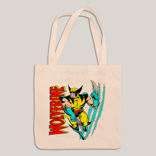 Sacola Ecobag Bolsa 38X40 Algodão- Wolverine Quadrinhos x men