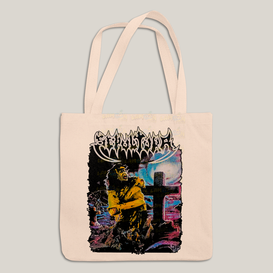 Sacola Ecobag Bolsa 38X40 Algodão Sepultura Arise banda de rock