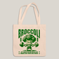 Sacola Ecobag Bolsa 38X40 Algodão- Broccoli Maromba lets crunch Brócolis academia