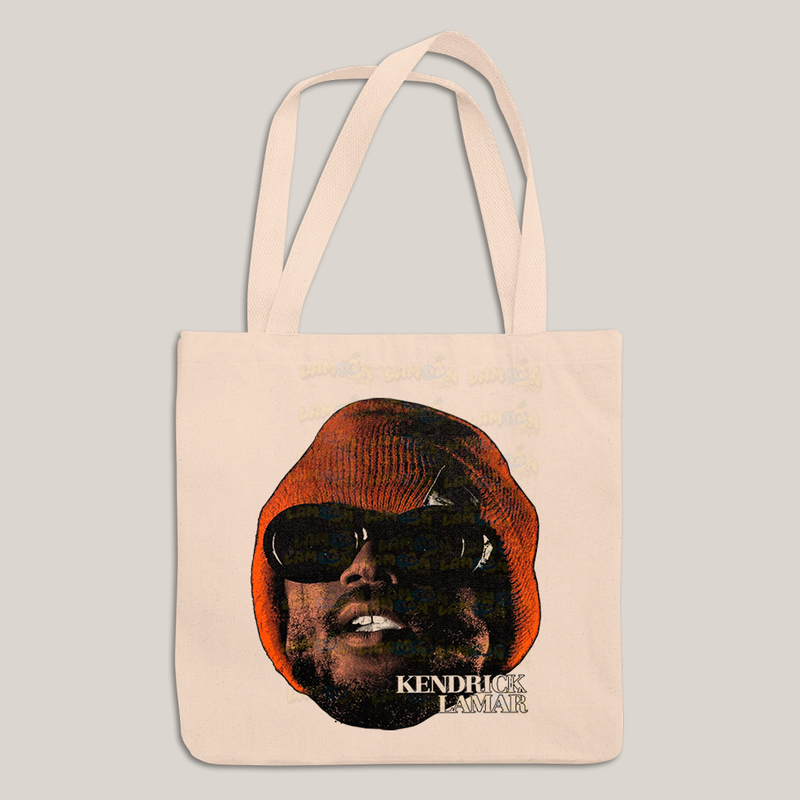 Sacola Ecobag Bolsa 38X40 Algodão- Kendrick Lamar Rosto