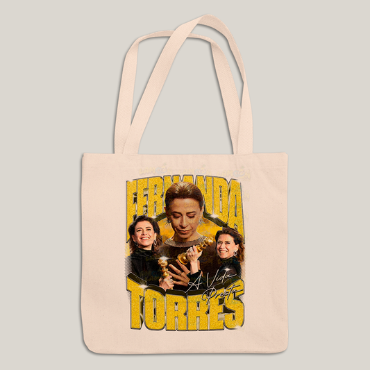 Sacola Ecobag Bolsa 38X40 Algodão-  Fernanda Torres