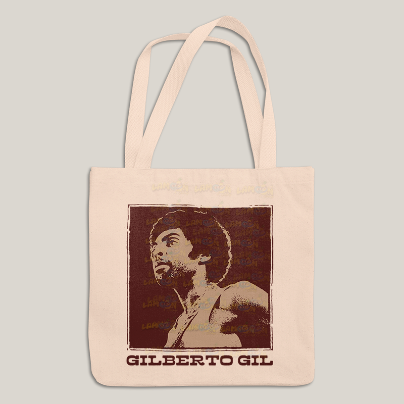 Sacola Ecobag Bolsa 38X40 Algodão Gilberto Gill