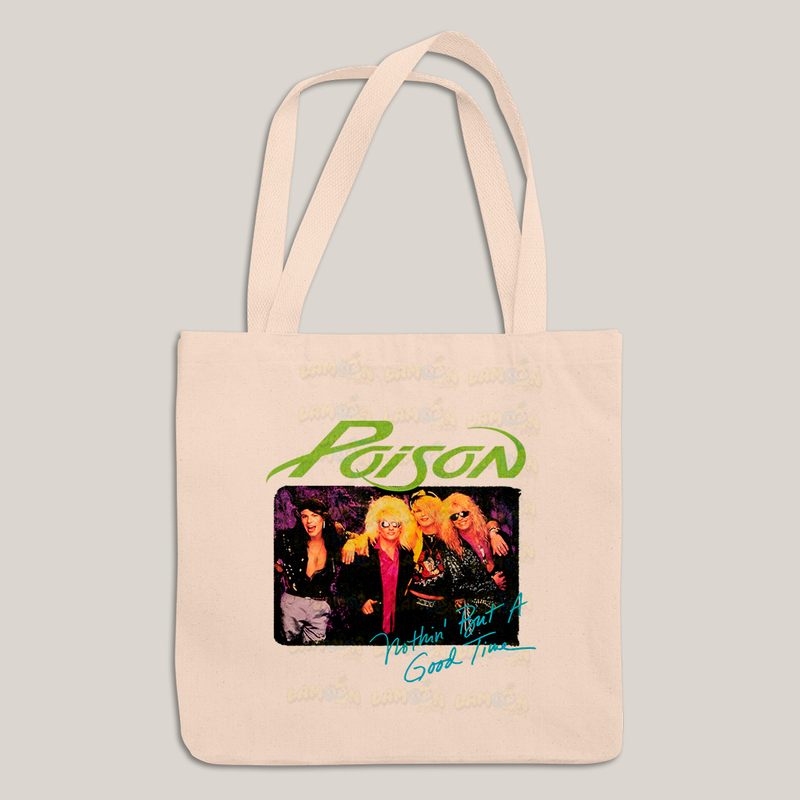 Sacola Ecobag Bolsa 38X40 Algodão- Poison Banda de Rock