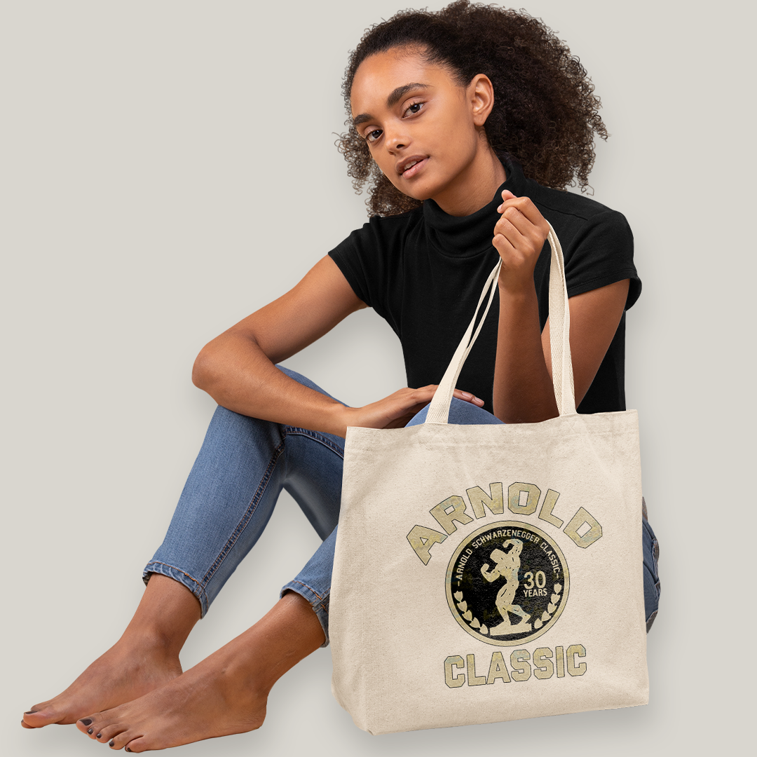 Sacola Ecobag Bolsa 38X40 Algodão Arnold Schwarzenegger classic 30 years
