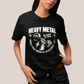 Camiseta Algodão Unissex T shirt Academia Heavy Metal No Heavy No Gain