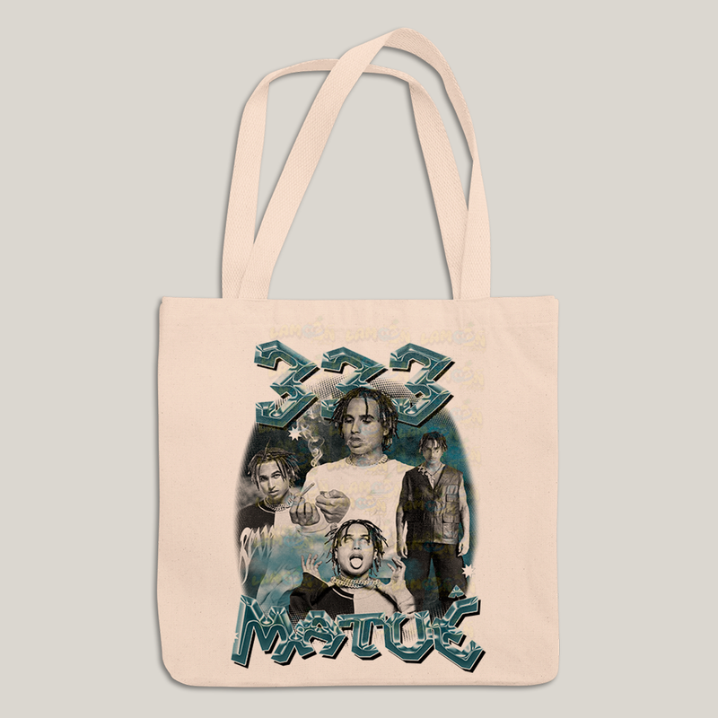 Sacola Ecobag Bolsa 38X40 Algodão- Matue 333 azul smoke