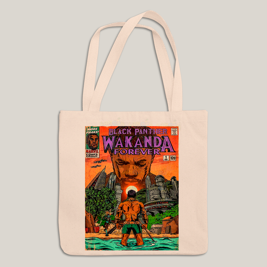 Sacola Ecobag Bolsa 38X40 Algodão Wakanda Forever