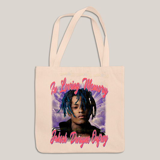 Sacola Ecobag Bolsa 38X40 Algodão- XXXTentacion rapper Loving Memory Jahseh Dwayne Onfroy
