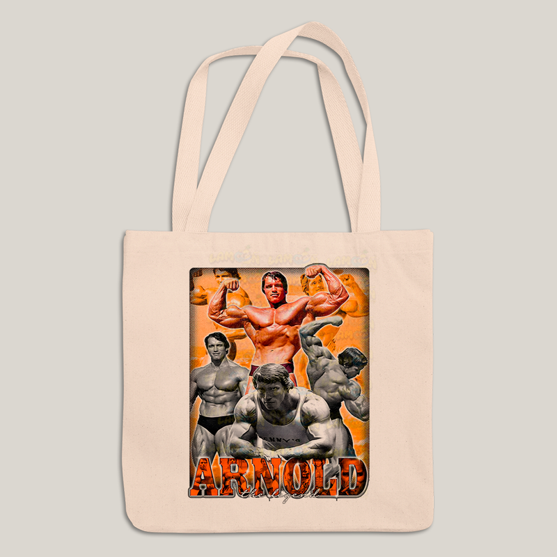 Sacola Ecobag Bolsa 38X40 Algodão-  Arnold Schwarzenegger The Legend A Lenda