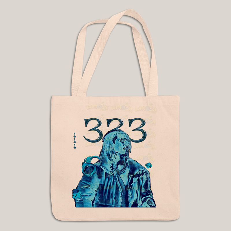 Sacola Ecobag Bolsa 38X40 Algodão- Matue 333 5 cantor trap azul hip hop