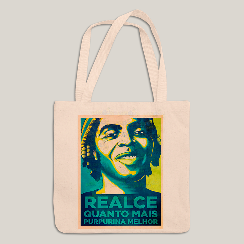 Sacola Ecobag Bolsa 38X40 Algodão-Gilberto GIl 14