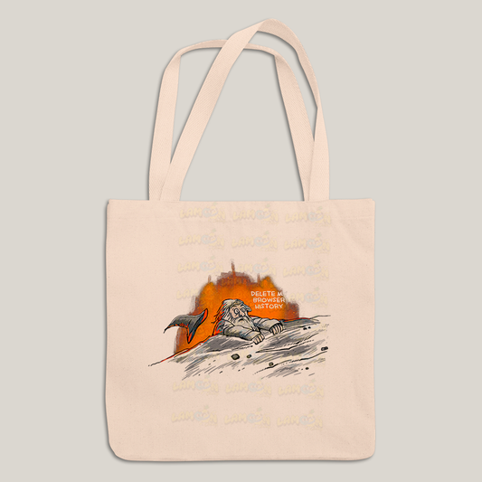Sacola Ecobag Bolsa 38X40 Algodão - Gandalf Meme Deleta o histórico do meu navegador O Senhor dos Anéis