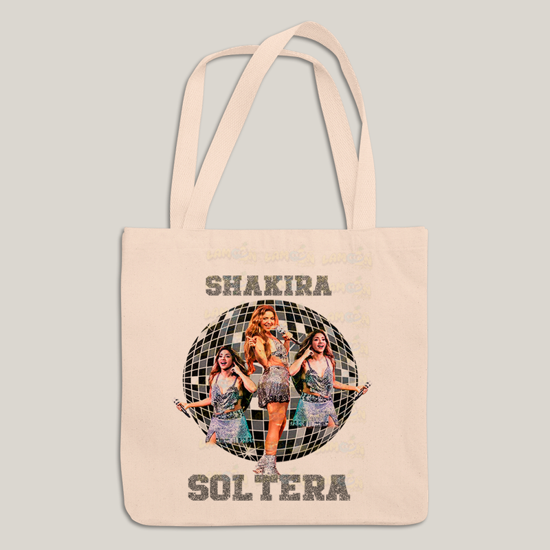 Sacola Ecobag Bolsa 38X40 Algodão- Shakira Soltera