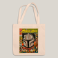Sacola Ecobag Bolsa 38X40 Algodão- serie the mandalorian O Mandaloriano baby yoda star wars vintage retro