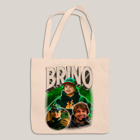 Sacola Ecobag Bolsa 38X40 Algodão- Brino Youtuber