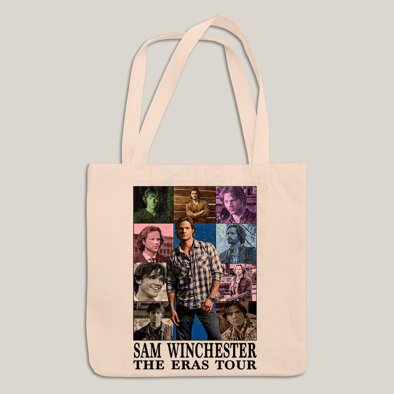 Sacola Ecobag Bolsa 38X40 Algodão- Sam Winchester The Eras Tour