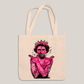 Sacola Ecobag Bolsa 38X40 Algodão- Sex Pistols God Save The Queen rosa pink