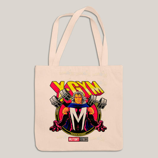 Sacola Ecobag Bolsa 38X40 Algodão-  Magneto X Gym Mutant Fitness x men academia