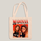 Sacola Ecobag Bolsa 38X40 Algodão Vintage Madonna Vermelho cantora pop