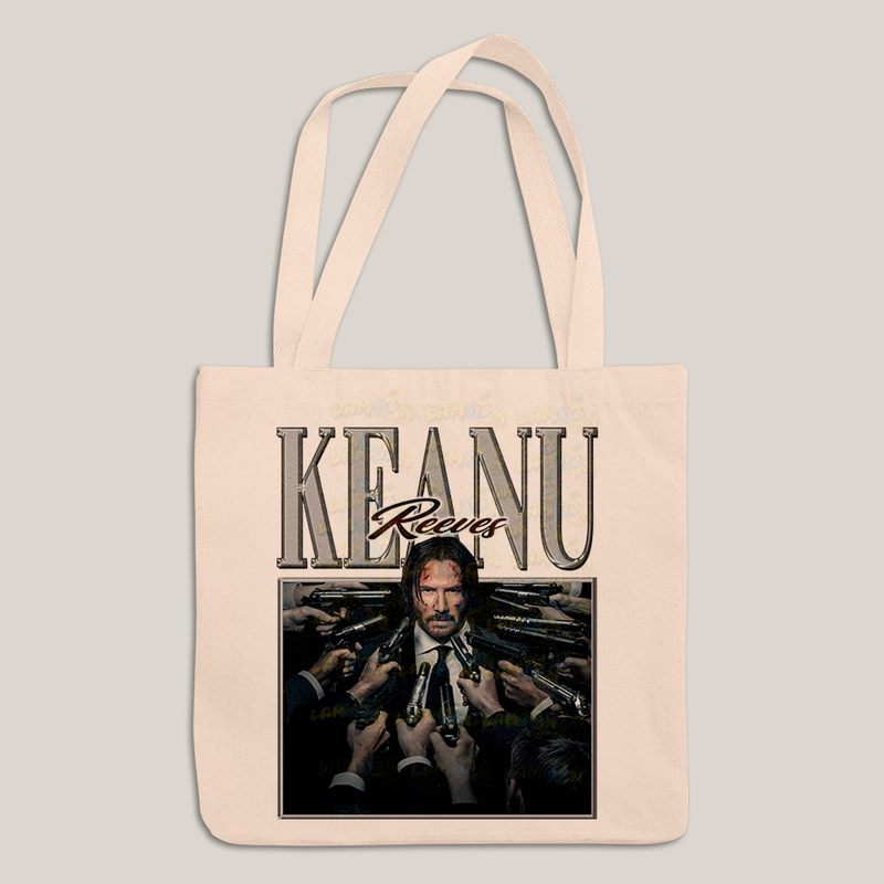Sacola Ecobag Bolsa 38X40 Algodão- Keanu Reeves John Wick ator