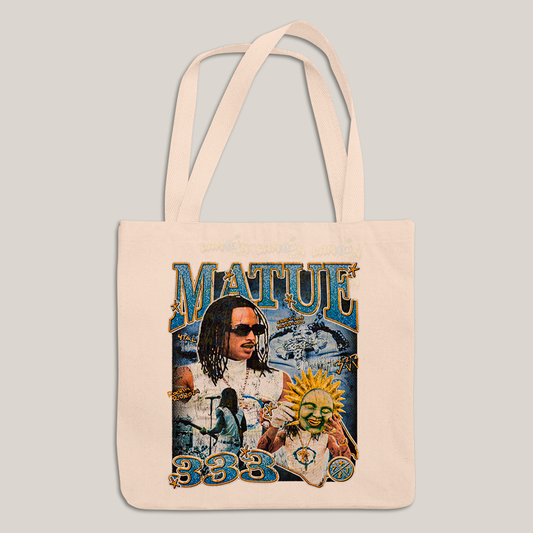 Sacola Ecobag Bolsa 38X40 Algodão-Matue 333 3 cantor rap hip hop