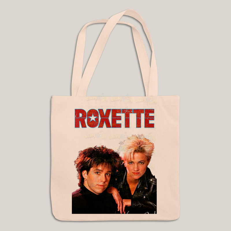 Sacola Ecobag Bolsa 38X40 Algodão Roxette Banda