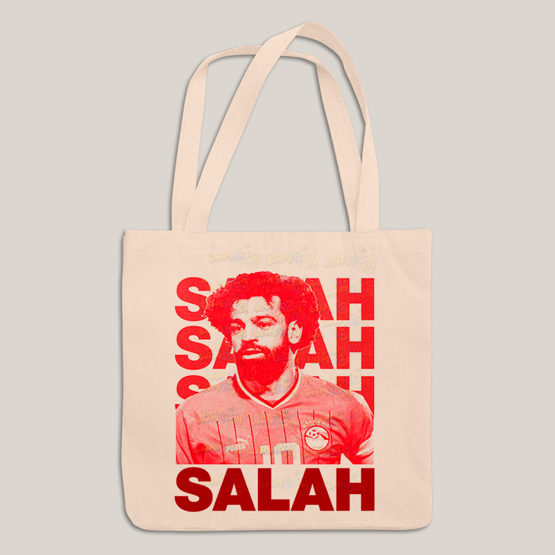Sacola Ecobag Bolsa 38X40 Algodão- SALAH Mohamed  jogador de futebol