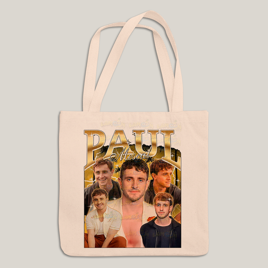 Sacola Ecobag Bolsa 38X40 Algodão-Paul Mescal Dourado