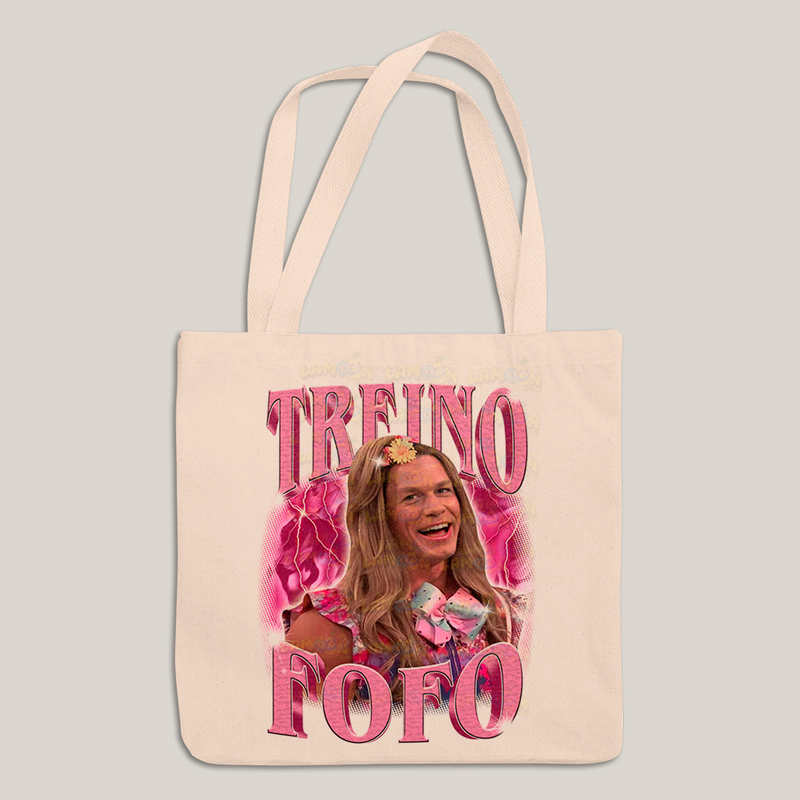 Sacola Ecobag Bolsa 38X40 Algodão- Treino Fofo