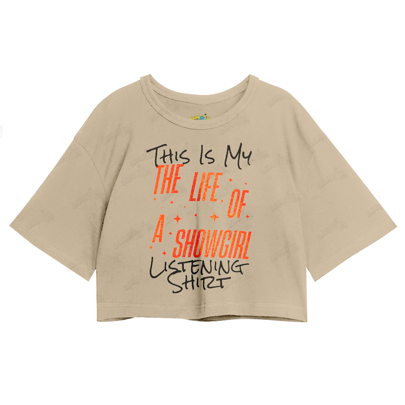 Cropped Oversized Taylor Swift The Life of a Showgirl 1