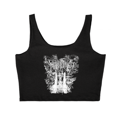 Cropped Cavado Avenged Seven Fold Caveira Trono