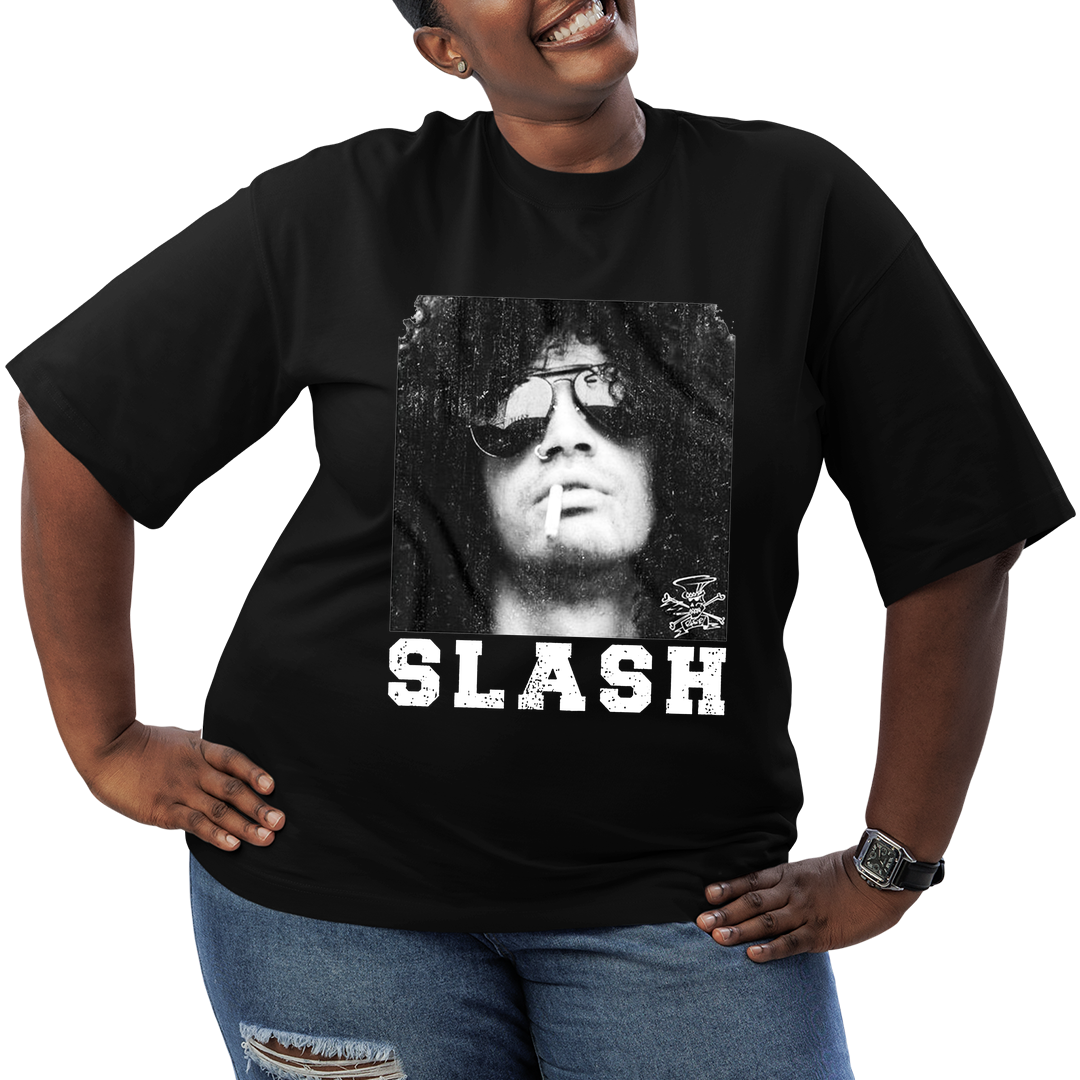 Camiseta Plus Size Roses Banda Slash Vintage Cigarrete