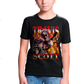 Camiseta Infantil Algodão Travis Scott Red