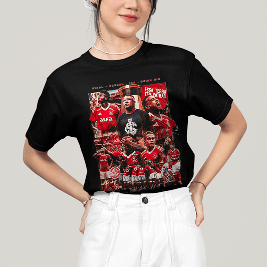 Camiseta Algodão Unissex T shirt-Camiseta Time de Futebol Internacional Colorado-branco