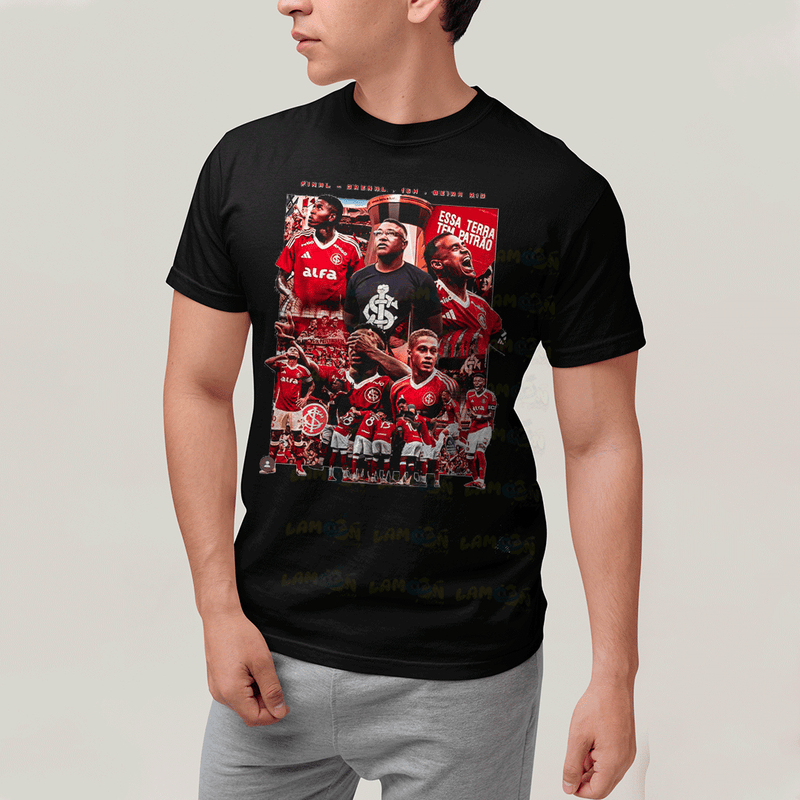 Camiseta Algodão Unissex T shirt-Camiseta Time de Futebol Internacional Colorado-branco