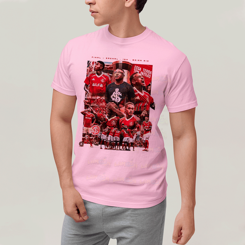 Camiseta Algodão Unissex T shirt-Camiseta Time de Futebol Internacional Colorado-branco