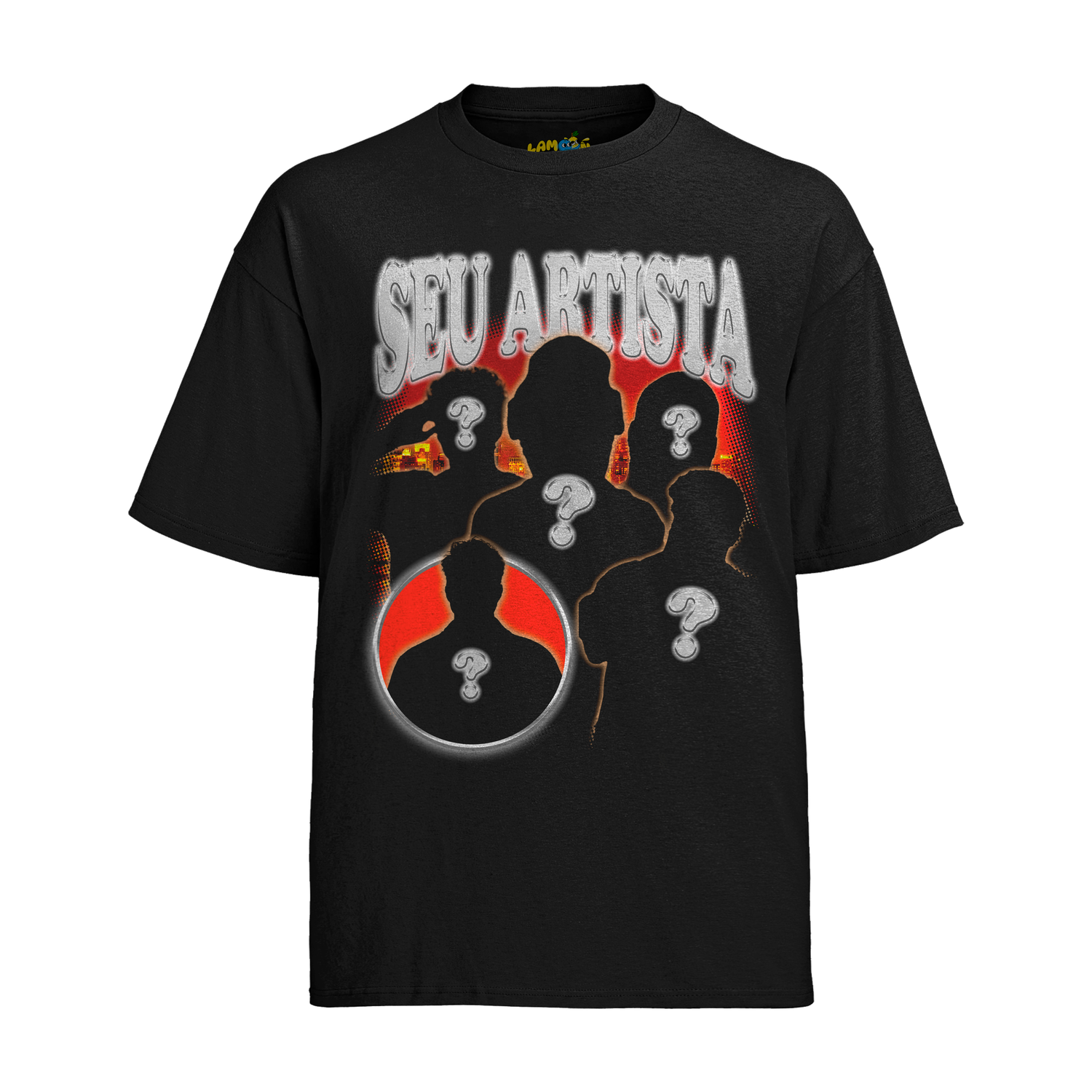 Camiseta Algodão Unissex Personalizado Seu Artista