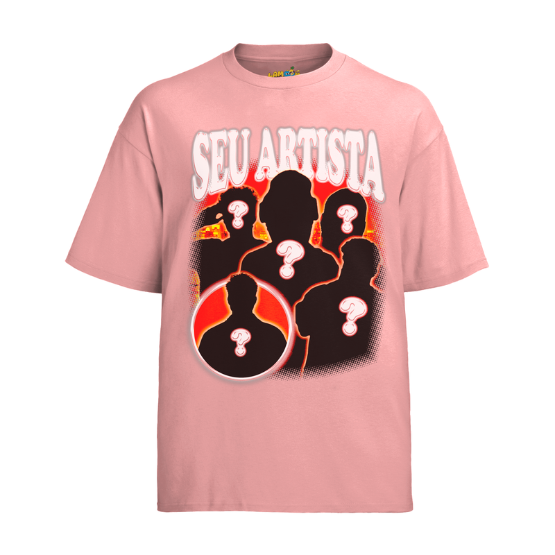 Camiseta Algodão Unissex Personalizado Seu Artista