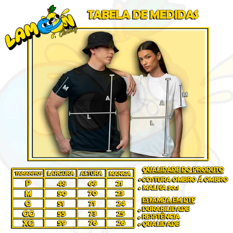 Camiseta Algodão Unissex Maria