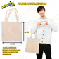 Sacola Ecobag Bolsa 38X40 Algodão Justin Bieber I Love my Boyfriend