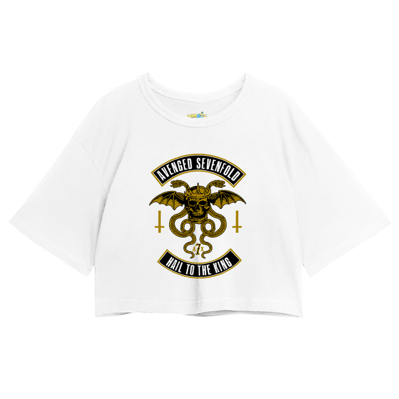 Cropped Oversized Avenged Seven Fold Hail To The King