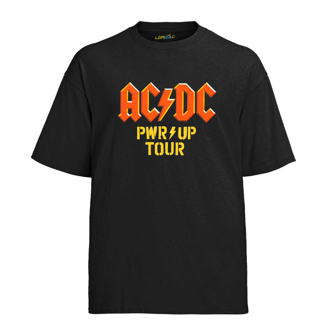 Camiseta Algodão AC PWR World Tour 2026 Datas 1