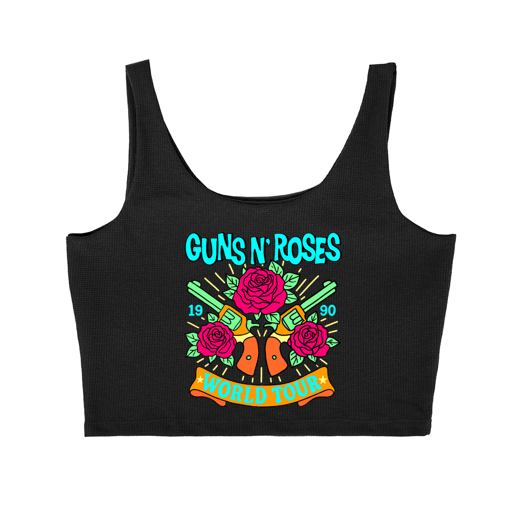 Cropped Cavado Roses Banda World Tour 1990