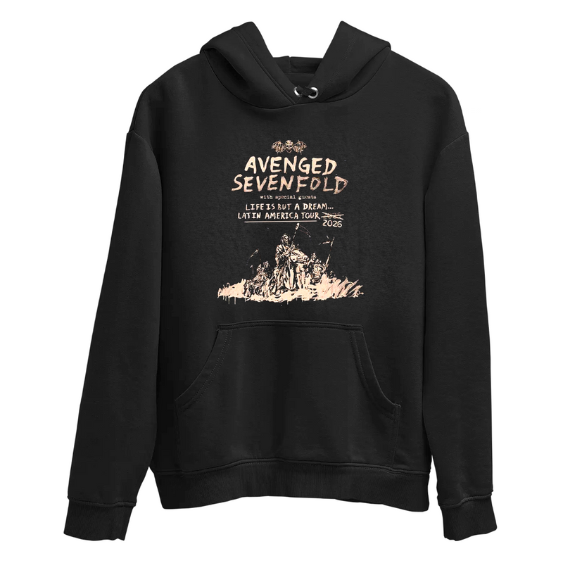 Moletom Canguru Avenged Seven Fold Latin America Tour 2026