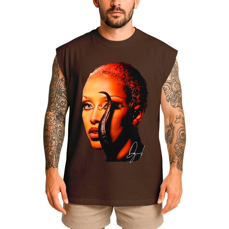 Regata Oversized Doja Cat Rosto Star